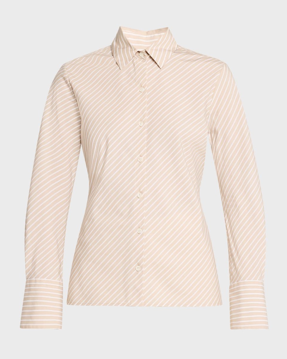 Sylvia Stripe Long-Sleeve Shirt